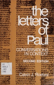 Cover of edition lettersofpaulcon00roet_0