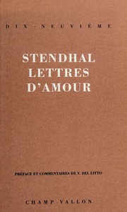 Cover of edition lettresdamour0000sten
