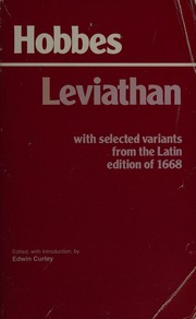Cover of edition leviathanwithsel0000hobb