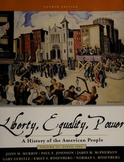 Cover of edition libertyequalityp0000unse
