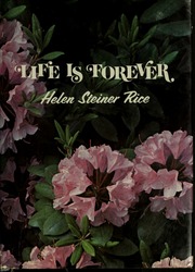Cover of edition lifeisforever00rice