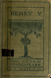 Cover of edition lifeofhenryfifth1908shak