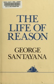 Cover of edition lifeofreasonorph00sant