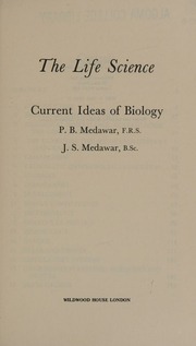 Cover of edition lifesciencecurre0000meda