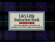 Cover of edition lifeslittleinstr1993brow