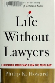 Cover of edition lifewithoutlawye00howa