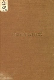 Cover of edition lincolnletters00lincrich