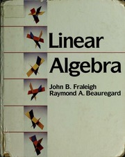 Cover of edition linearalgebra00fral