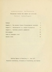 Cover of edition linguisticphonet00lade