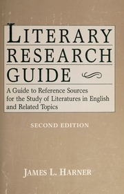 Cover of edition literaryresearch0000harn