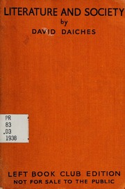 Cover of edition literaturesociet0000daic