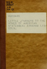 Cover of edition littlejourneys4121898hubb
