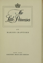 Cover of edition littleprincesses00craw