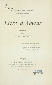 Cover of edition livredamour00sain