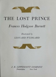 Cover of edition lostprince000burn
