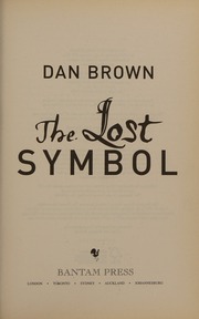 Cover of edition lostsymbol0000brow