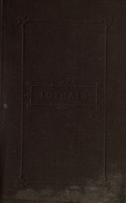 Cover of edition lothair00disriala