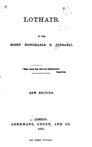 Cover of edition lothair02disrgoog