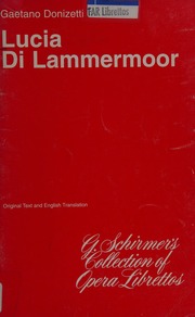 Cover of edition luciadilammermoo0000camm