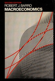 Cover of edition macroeconomics00barr_0