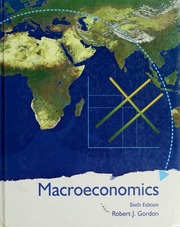 Cover of edition macroeconomics00gord_0