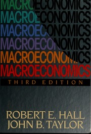 Cover of edition macroeconomicsth00hall