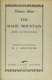 Cover of edition magicmountainder1946mann