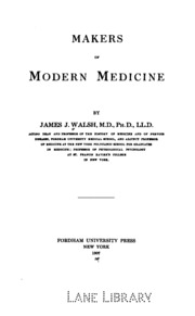 Cover of edition makersmodernmed00walsgoog