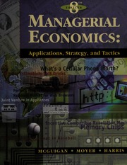 Cover of edition managerialeconom0000mcgu_t2t5