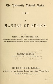 Cover of edition manualofethics00mac