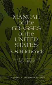 Cover of edition manualofgrasseso0000hitc