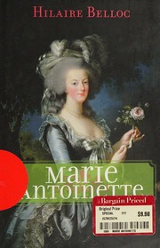 Cover of edition marieantoinette0000bell_k5b7