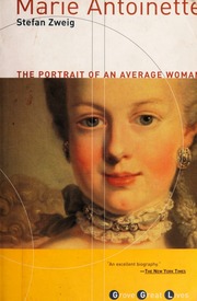Cover of edition marieantoinettep00zwei_0
