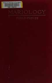 Cover of edition mariologydogmati0000pohl