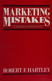Cover of edition marketingmistake0000hart_d1f2
