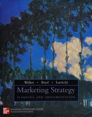 Cover of edition marketingstrateg0000walk_h4y2