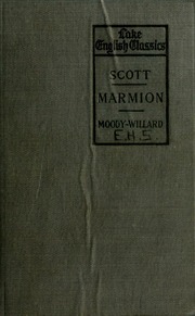 Cover of edition marmion00scot9