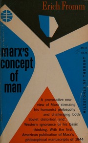 Cover of edition marxconceptofman0000unse