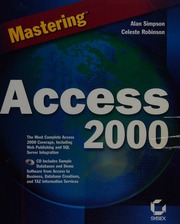 Cover of edition masteringaccess20000simp