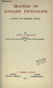 Cover of edition mastersofenglish00escouoft