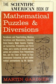 Cover of edition mathematicalpuzz00gard