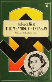 Cover of edition meaningoftreason0000west_d5k1