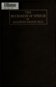 Cover of edition mechanismofspeec00bellrich
