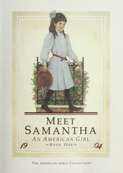 Cover of edition meetsamanthaamer00adle_0