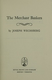 Cover of edition merchantbankers00wechrich