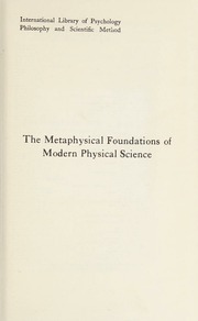 Cover of edition metaphysicalfoun0000burt