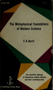 Cover of edition metaphysicalfoun00burt