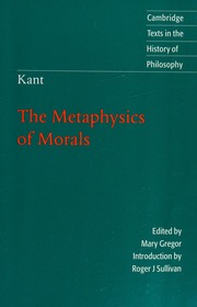 Cover of edition metaphysicsofmor0000kant