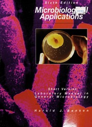 Cover of edition microbiologicala0000bens_p8h0