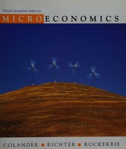 Cover of edition microeconomics0000cola_t7f0
